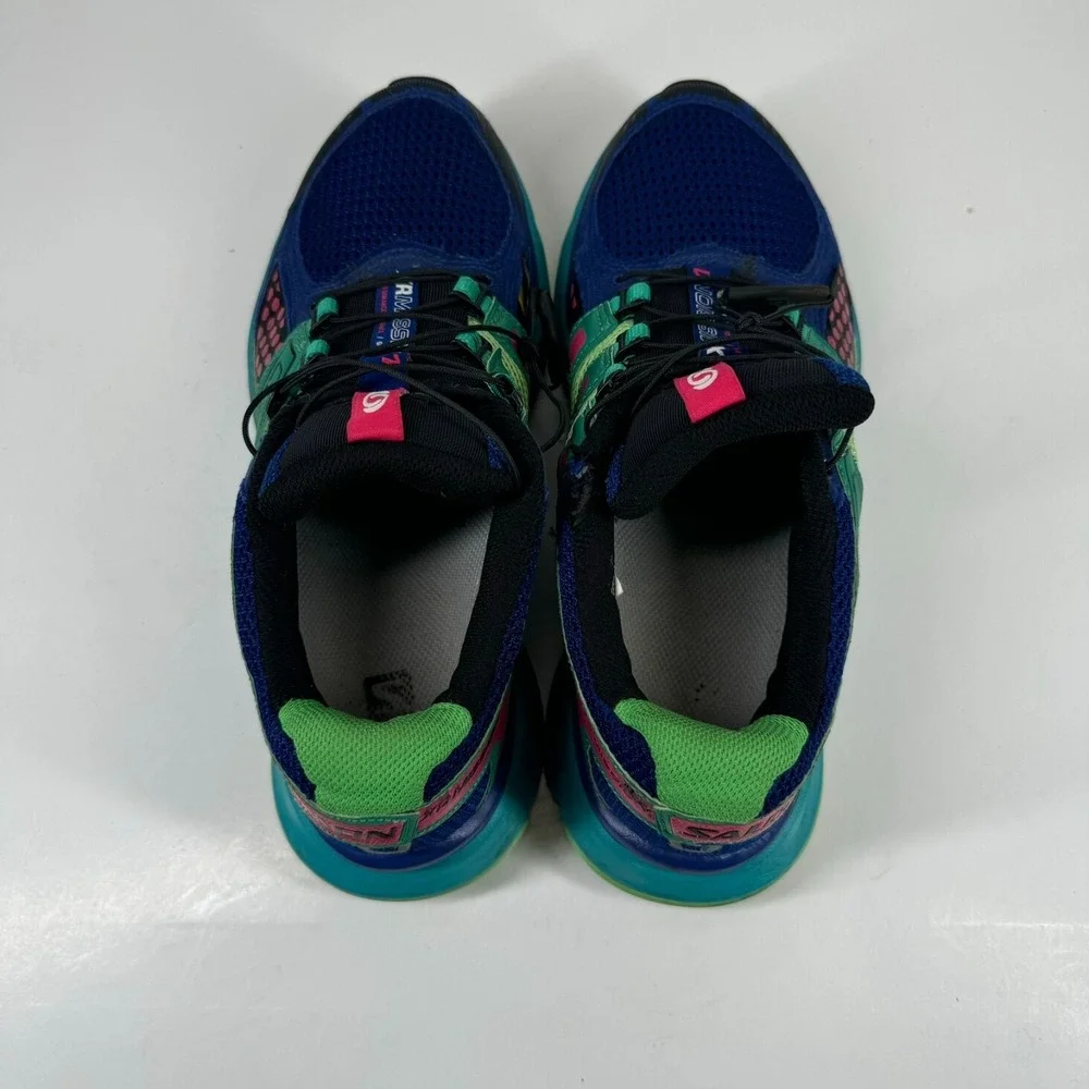 Salomon XR Mission 1 Women's US 8.5 Blue Hiking Trail Running Sneakers 369533